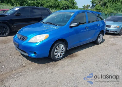2007 Toyota Matrix Xr из США, поврежденный, VIN 2T1KR32E27C675938